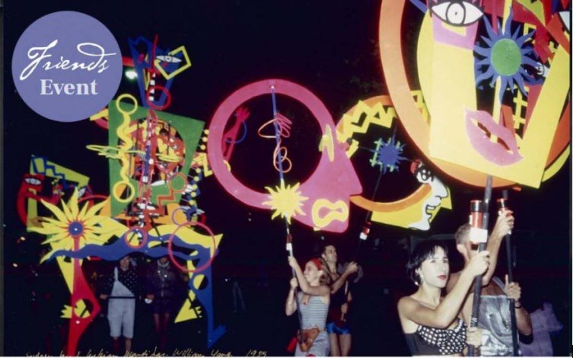 People parading at the Sydney Gay and Lesbian Mardi Gras