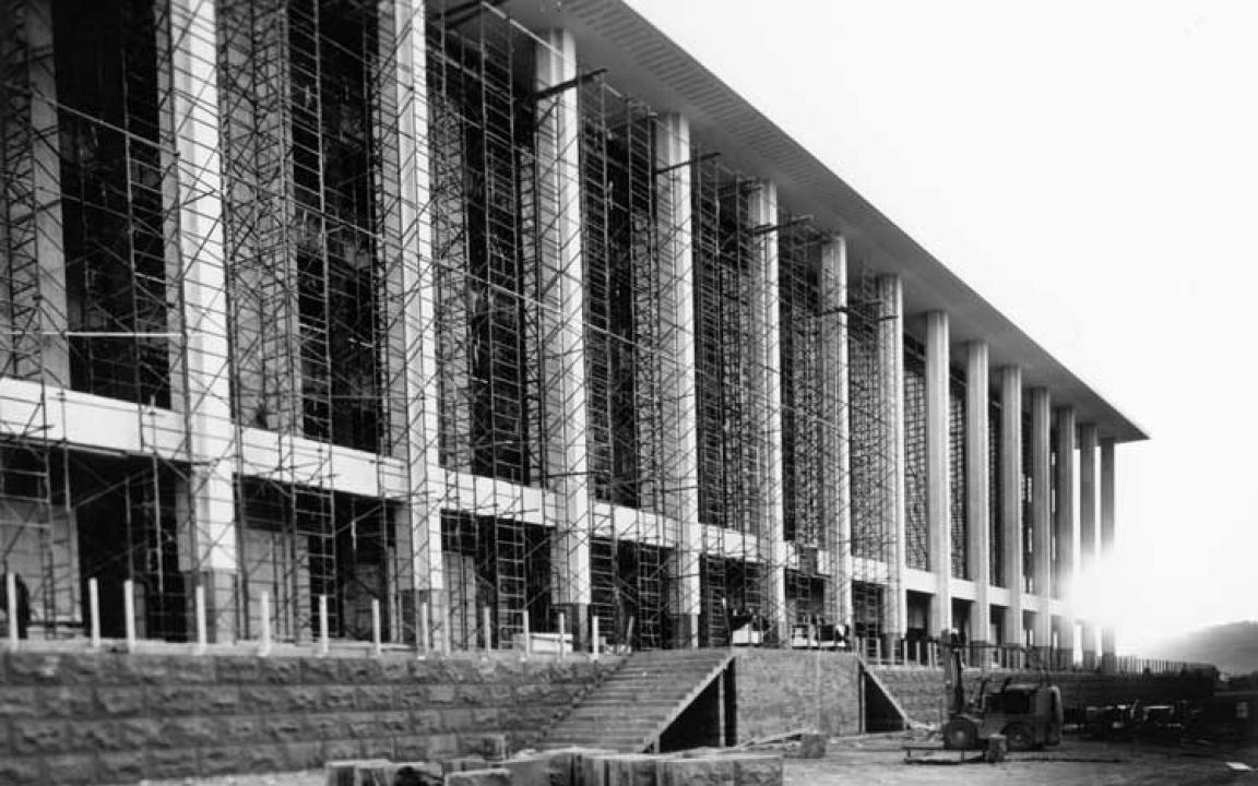 National Library building under construction