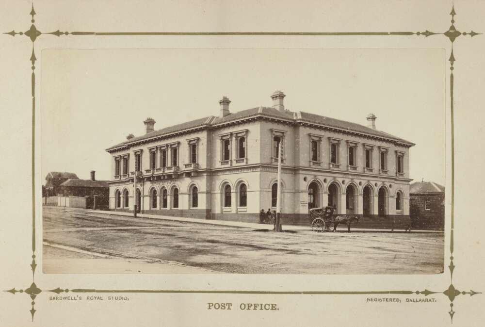 Bardwells Royal Studio, Post office Ballarat 1882