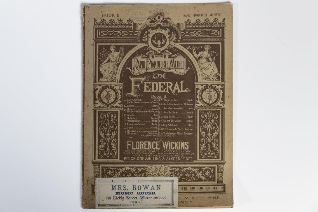 Florence Wickins - The Federal Rapid Pianoforte Method Book II.jpg