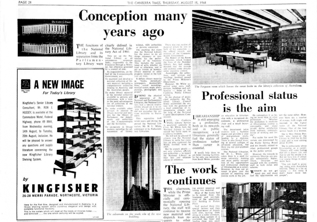 The Canberra Times - ACT - 1926 - 1995 15 August 1968