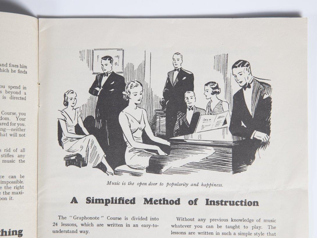 The Graphonote System a New Way to Learn the Piano at Home, Sydney St James School of Music, c. 1950